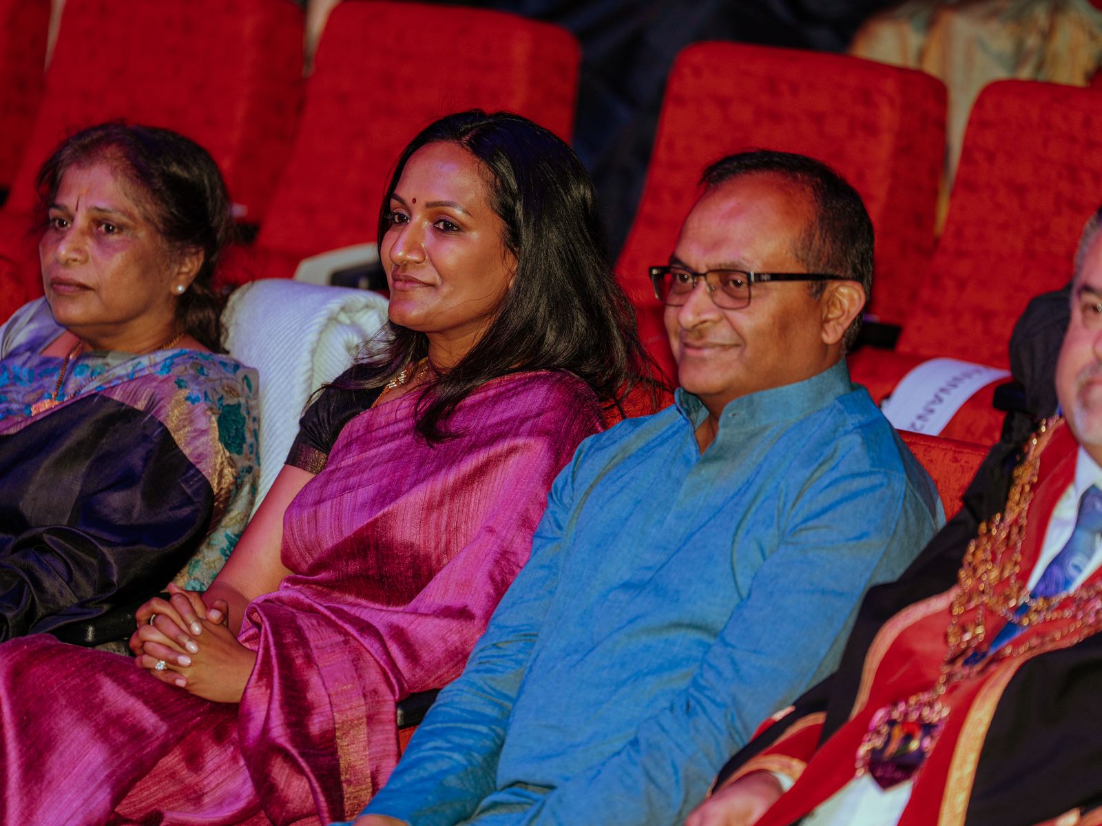 Guests in the front row