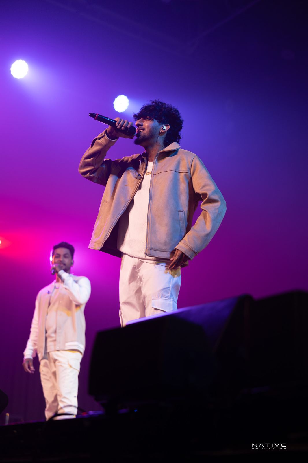 Rap Ceylon performer on stage in Sydney