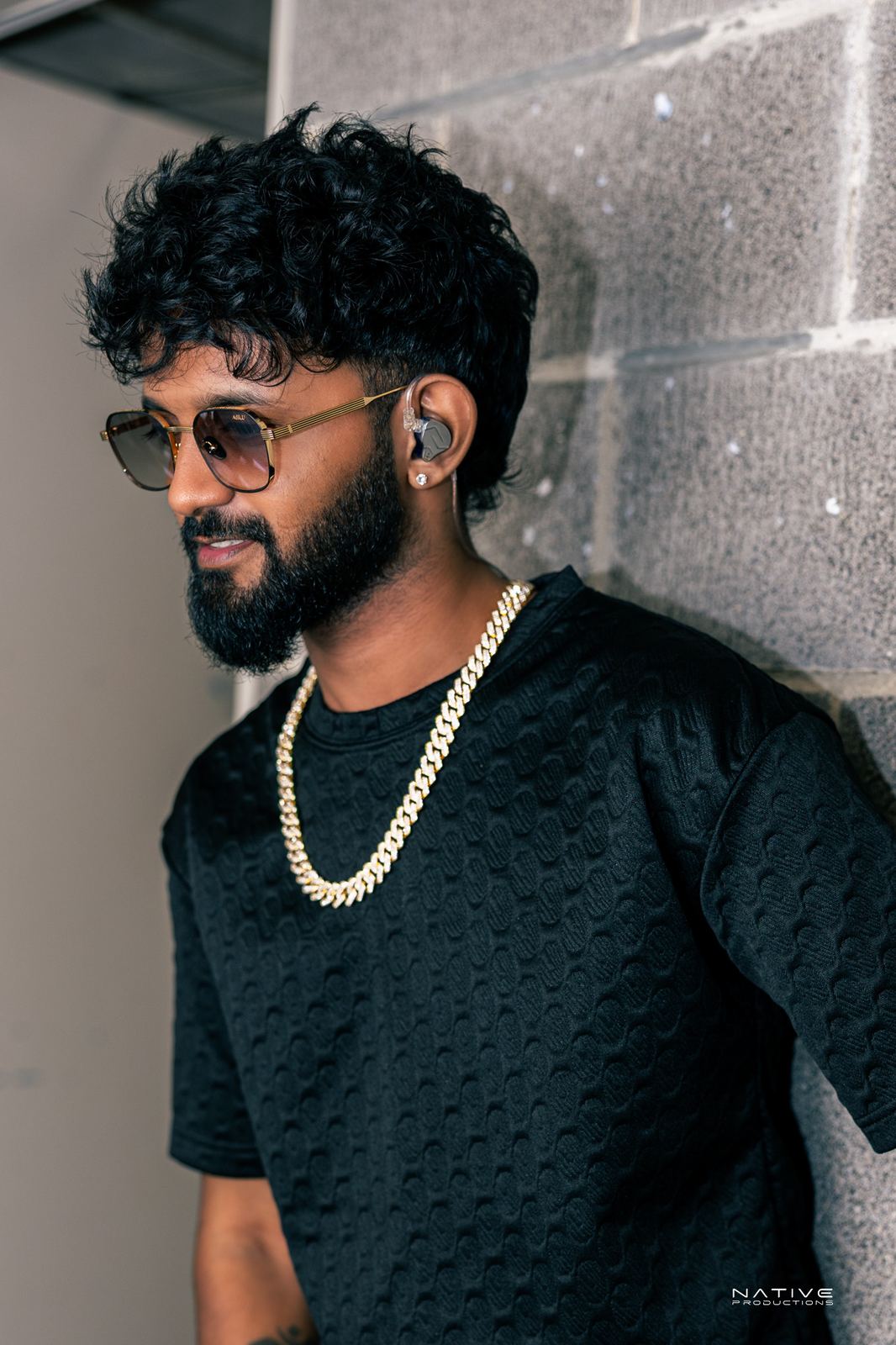 Rap Ceylon performer on stage in Sydney